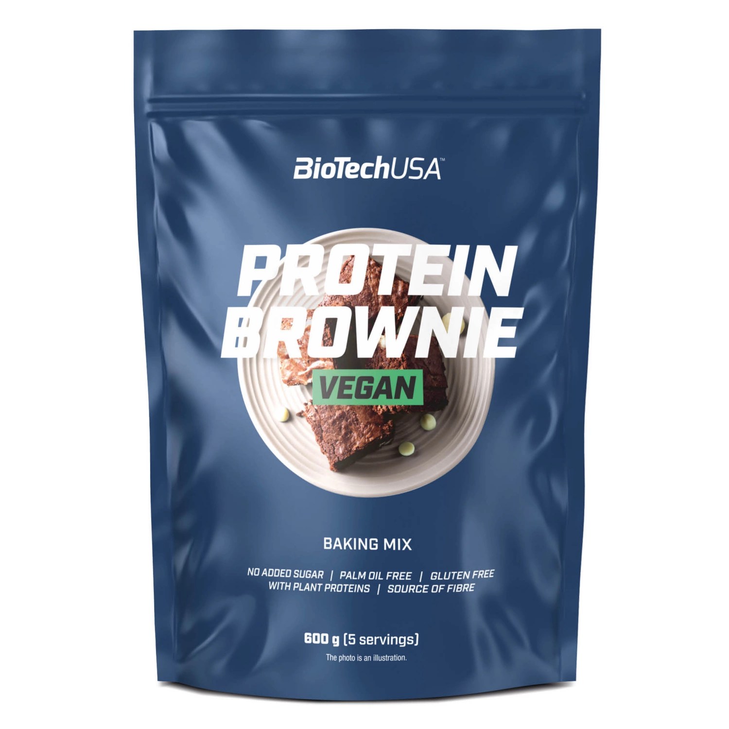 BIOTECHUSA Protein Brownie 600 g, Vegán ALDI