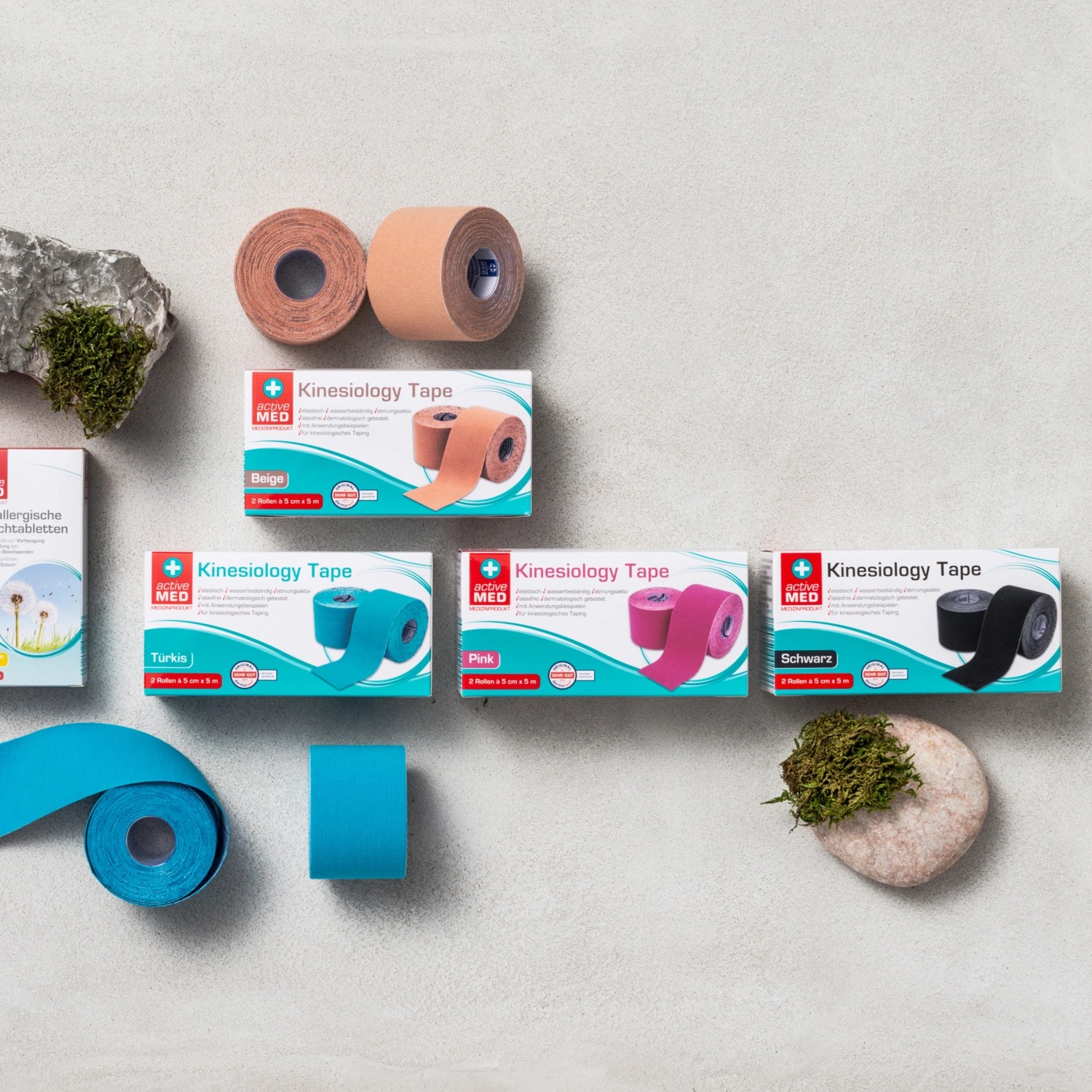 ACTIVE MED Kinesiology Tape, Beige HOFER