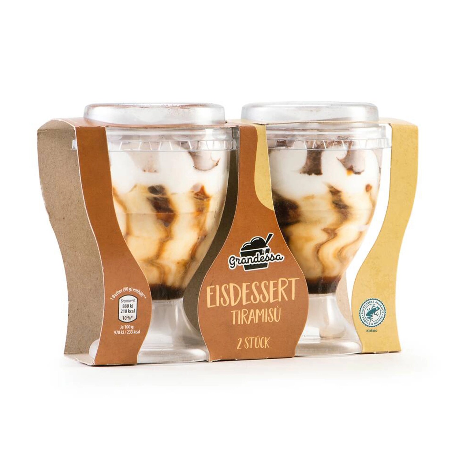 GRANDESSA Gelato al tiramisù in bicchiere ALDI