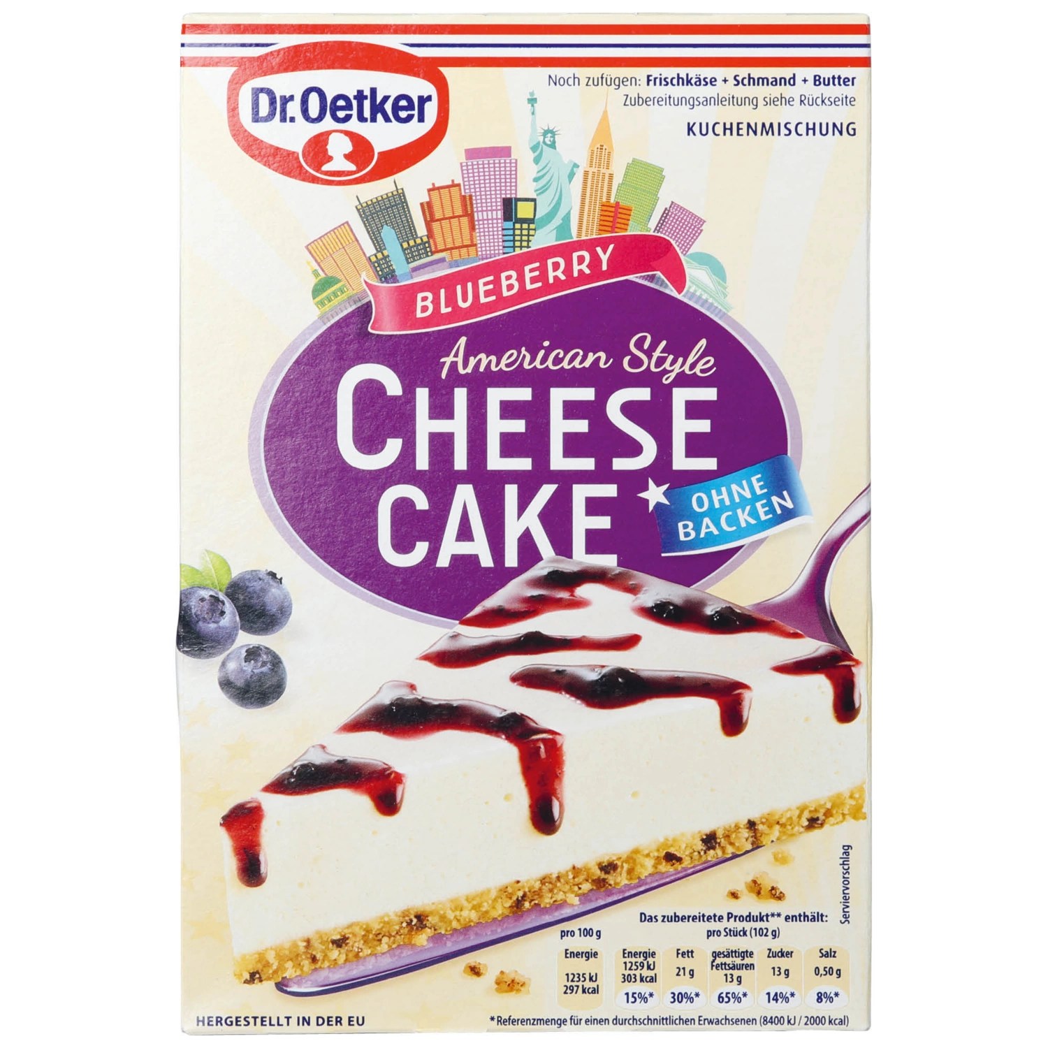 DR. OETKER American Cheesecake, Heidelbeere ALDI SUISSE