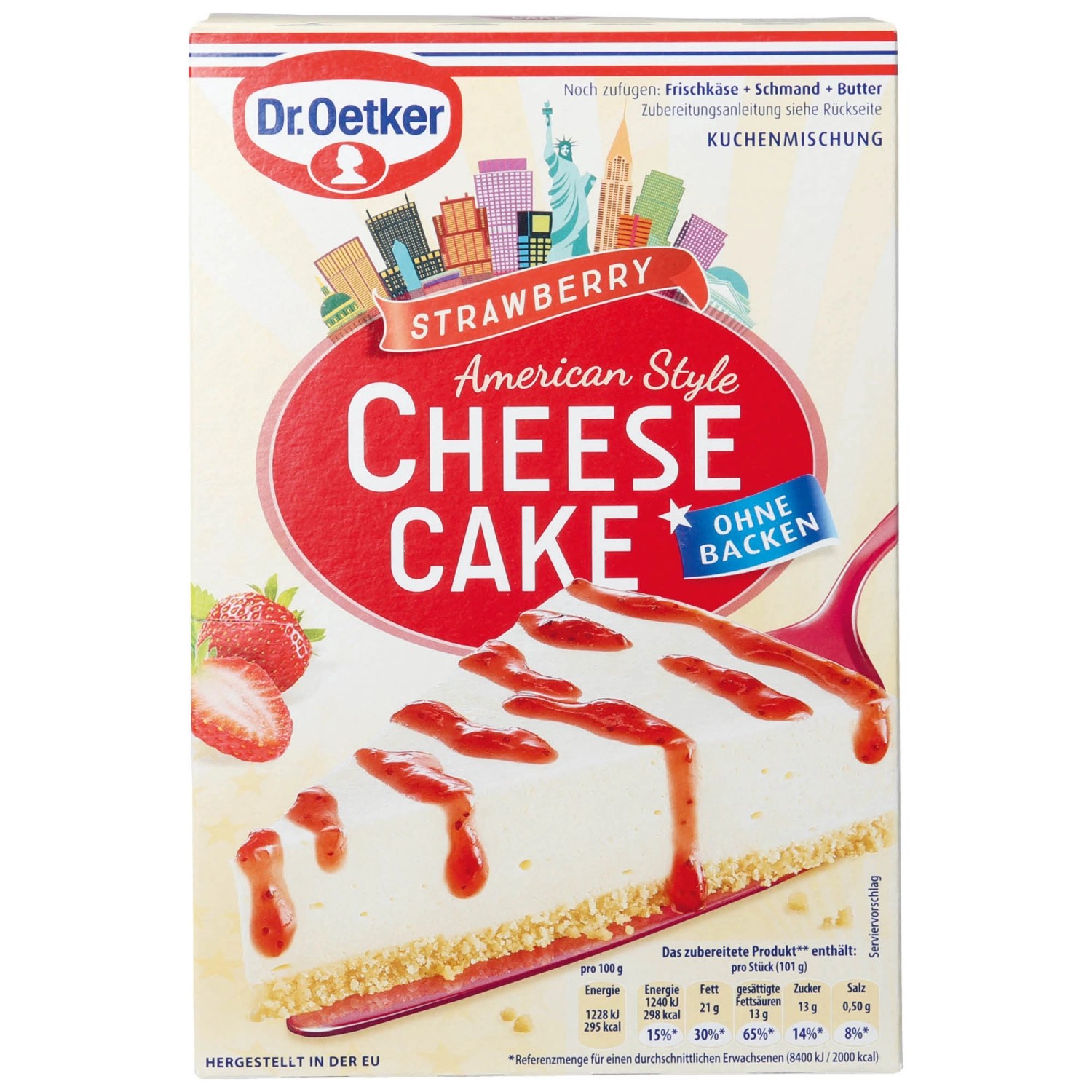 DR. OETKER American Cheesecake, Erdbeer ALDI SUISSE