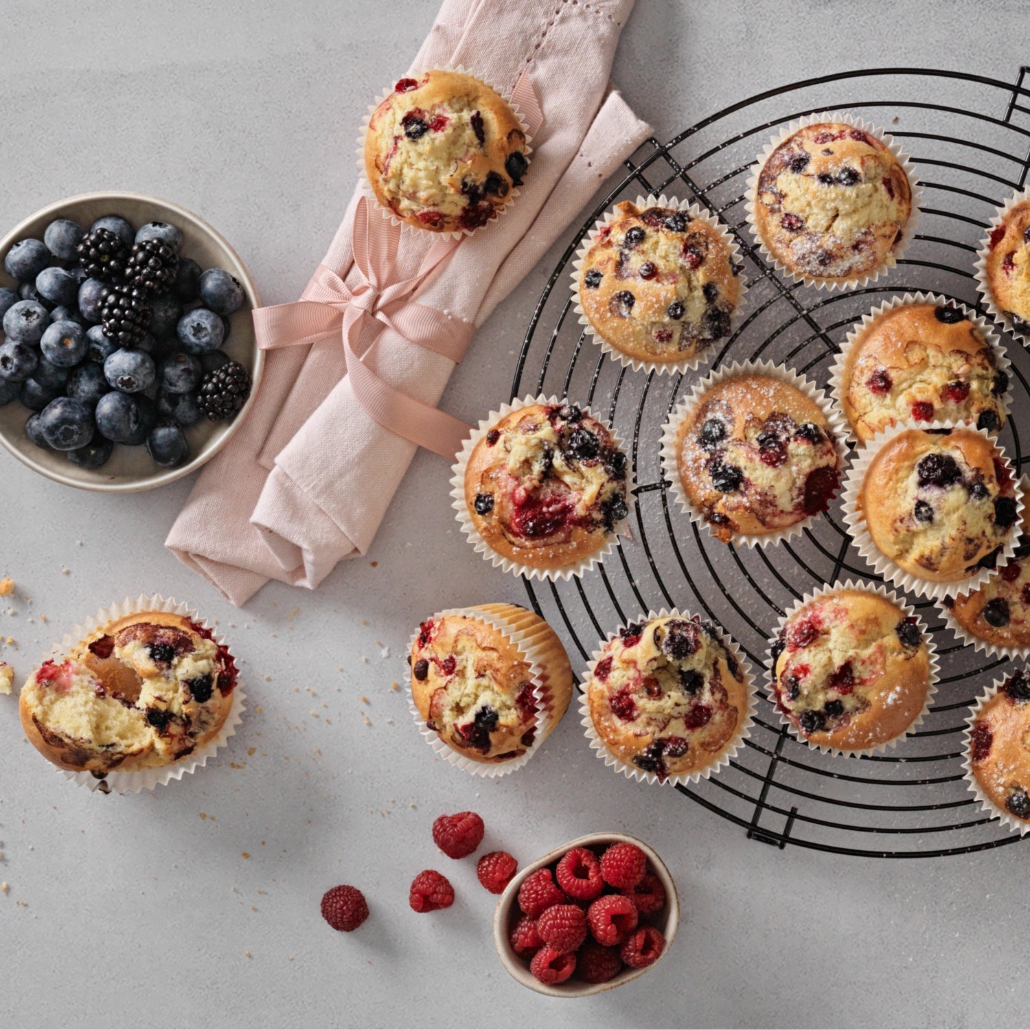 Beeren Muffins aus dem ActiFry ALDI SUISSE Rezeptwelt
