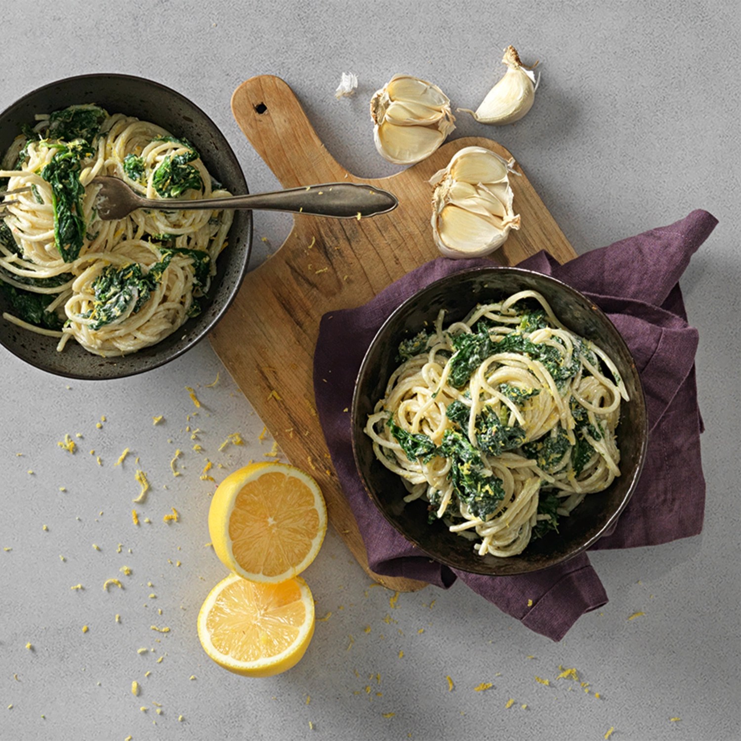 Vegane Spaghetti al Limone Rezept HOFER Rezeptwelt