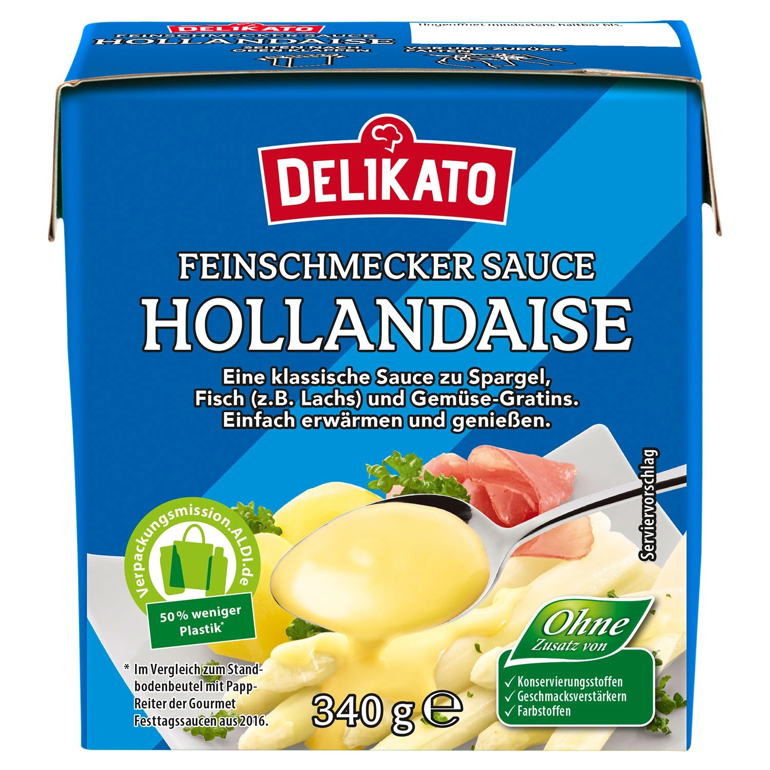 DELIKATO Feinschmecker Sauce 300 ml, Hollandaise ALDI SÜD