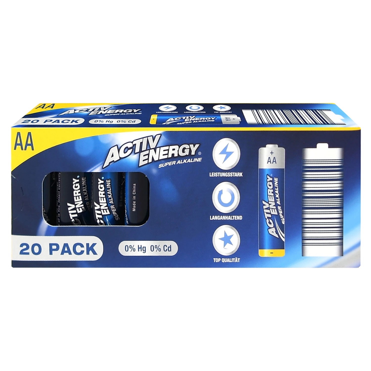 ACTIV ENERGY Batterien, AA oder AAA, 20erPackung ALDI SÜD