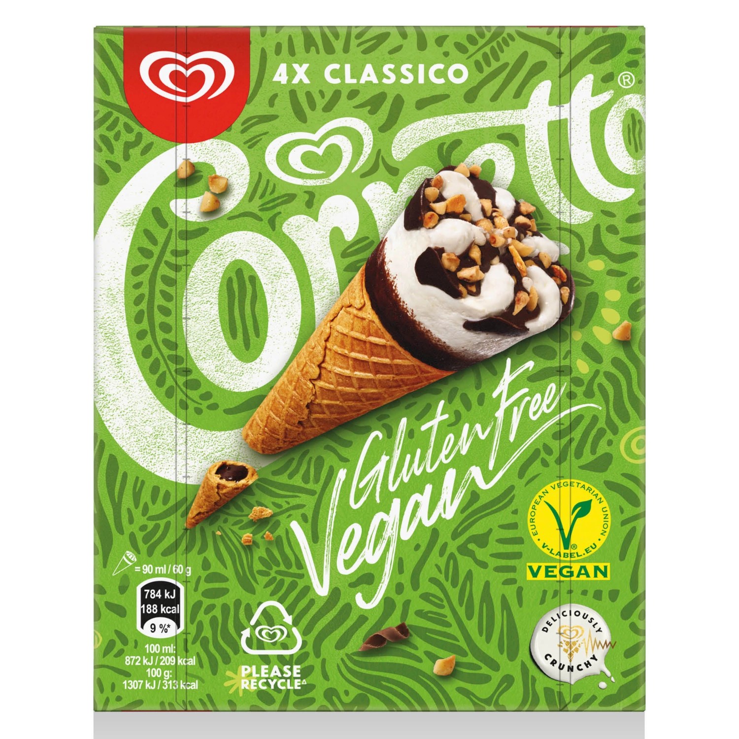 Vegán jégkrém, 4 darab ALDI