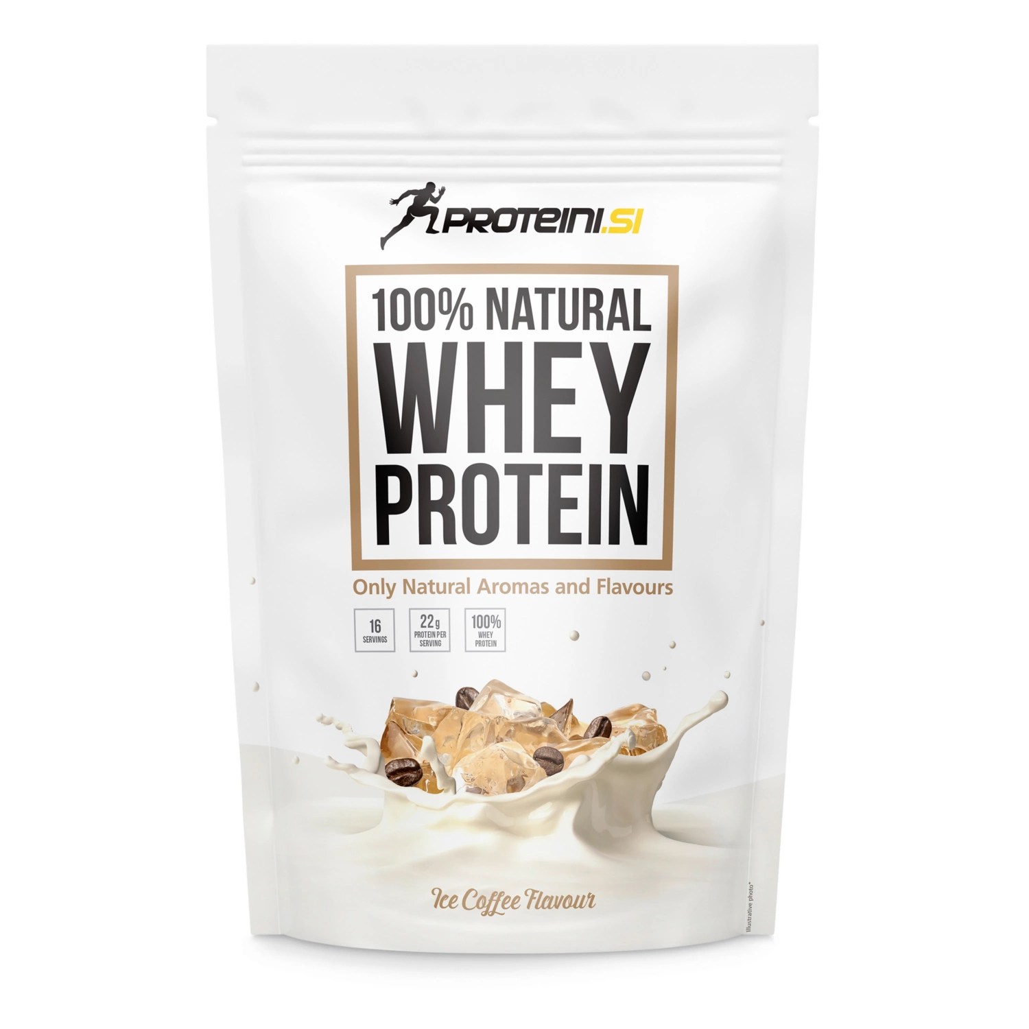PROTEINI.SI Natural Whey Protein/Natural BCAA, Ice Coffee HOFER