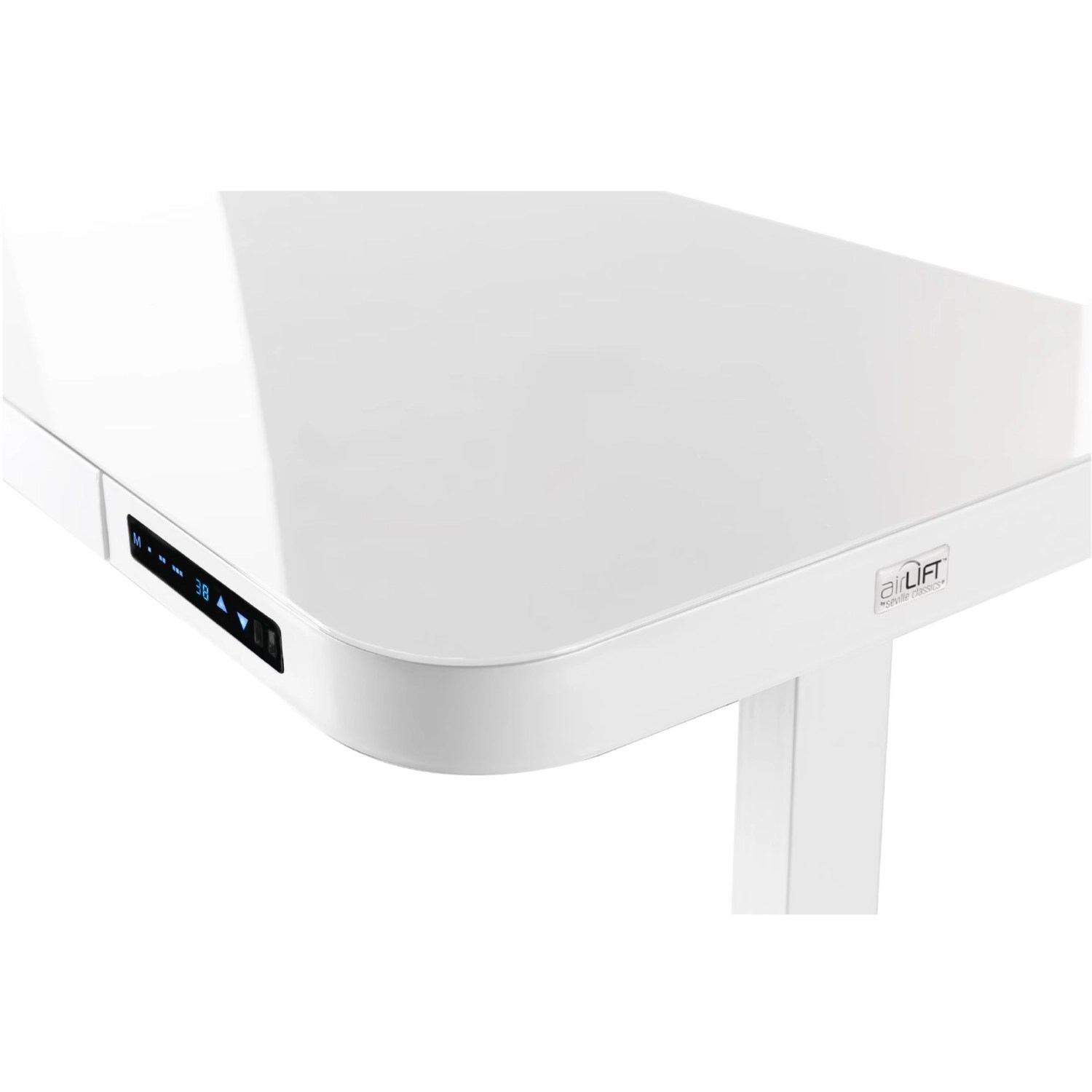 SEVILLE CLASSICS Bürotisch Airlift weiss ALDI SUISSE