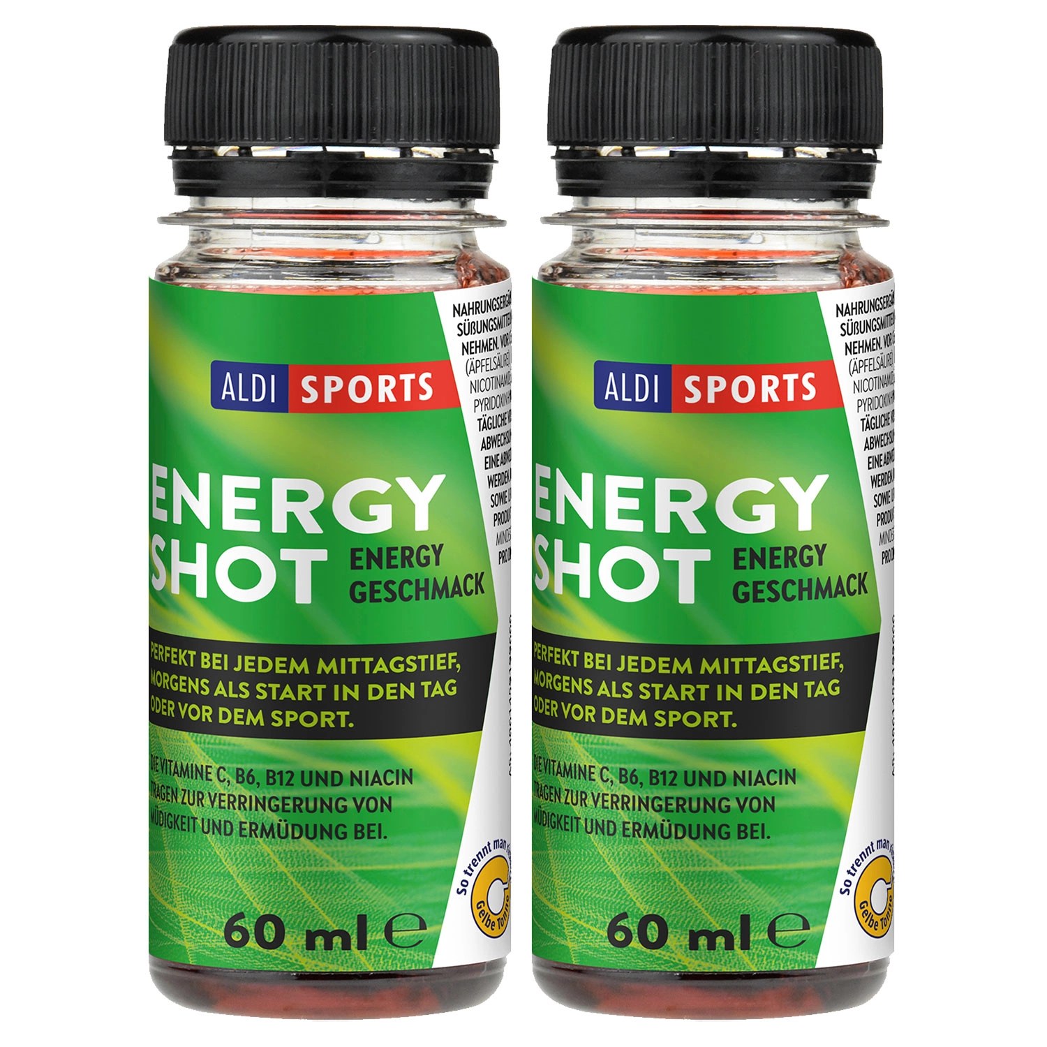 ALDI SPORTS EnergyShots 120 ml, 2erPackung ALDI SÜD