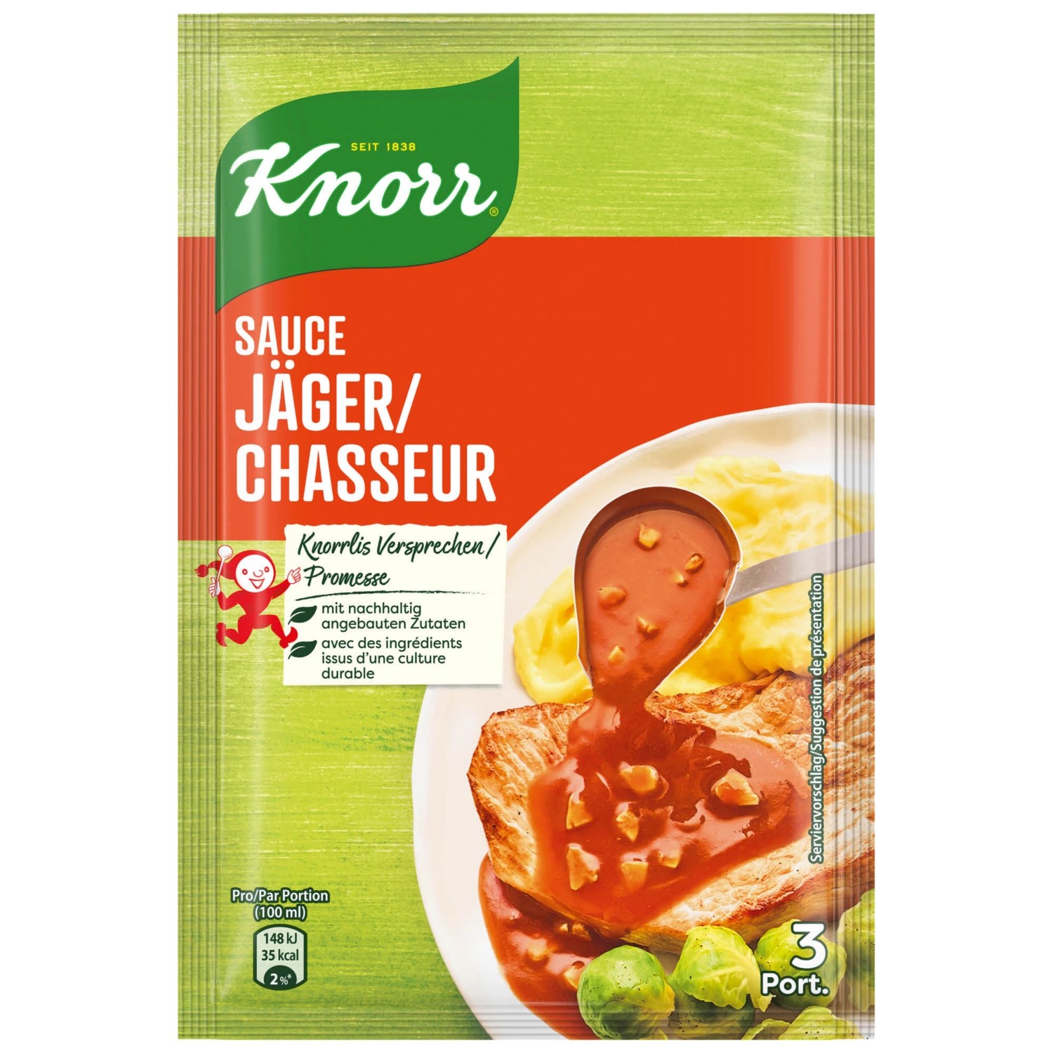 KNORR Saucen Trio, Jäger ALDI SUISSE