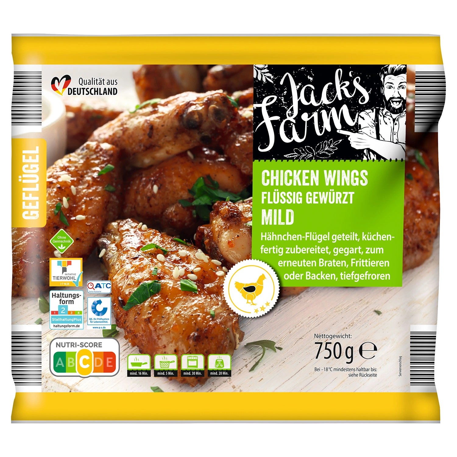 JACK’S FARM Chicken Wings 750 g ALDI SÜD