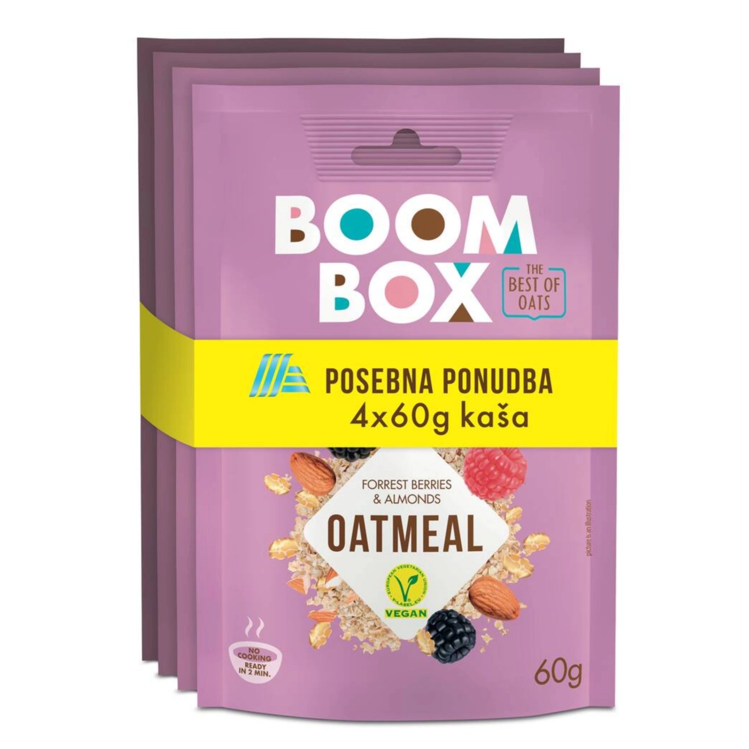 BOOM BOX Ovsena kaša, gozdni sadeži HOFER