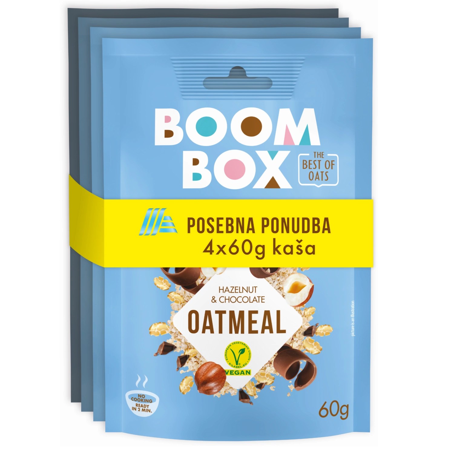 BOOM BOX Ovsena kaša, čokolada HOFER