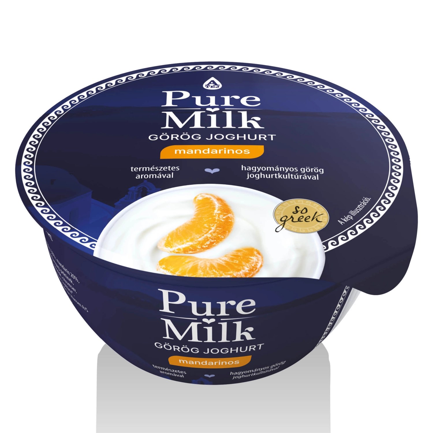 PURE MILK Görög joghurt, mandarin, 150 g ALDI