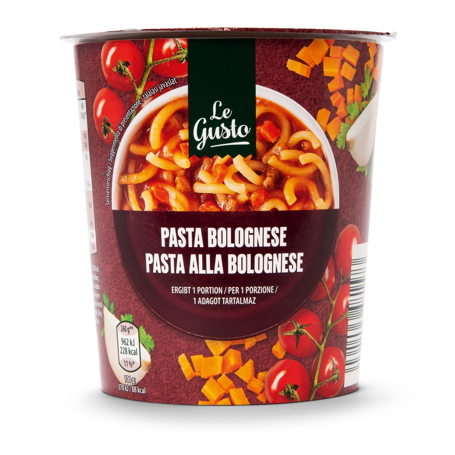 LE GUSTO Pasta alla bolognese ALDI