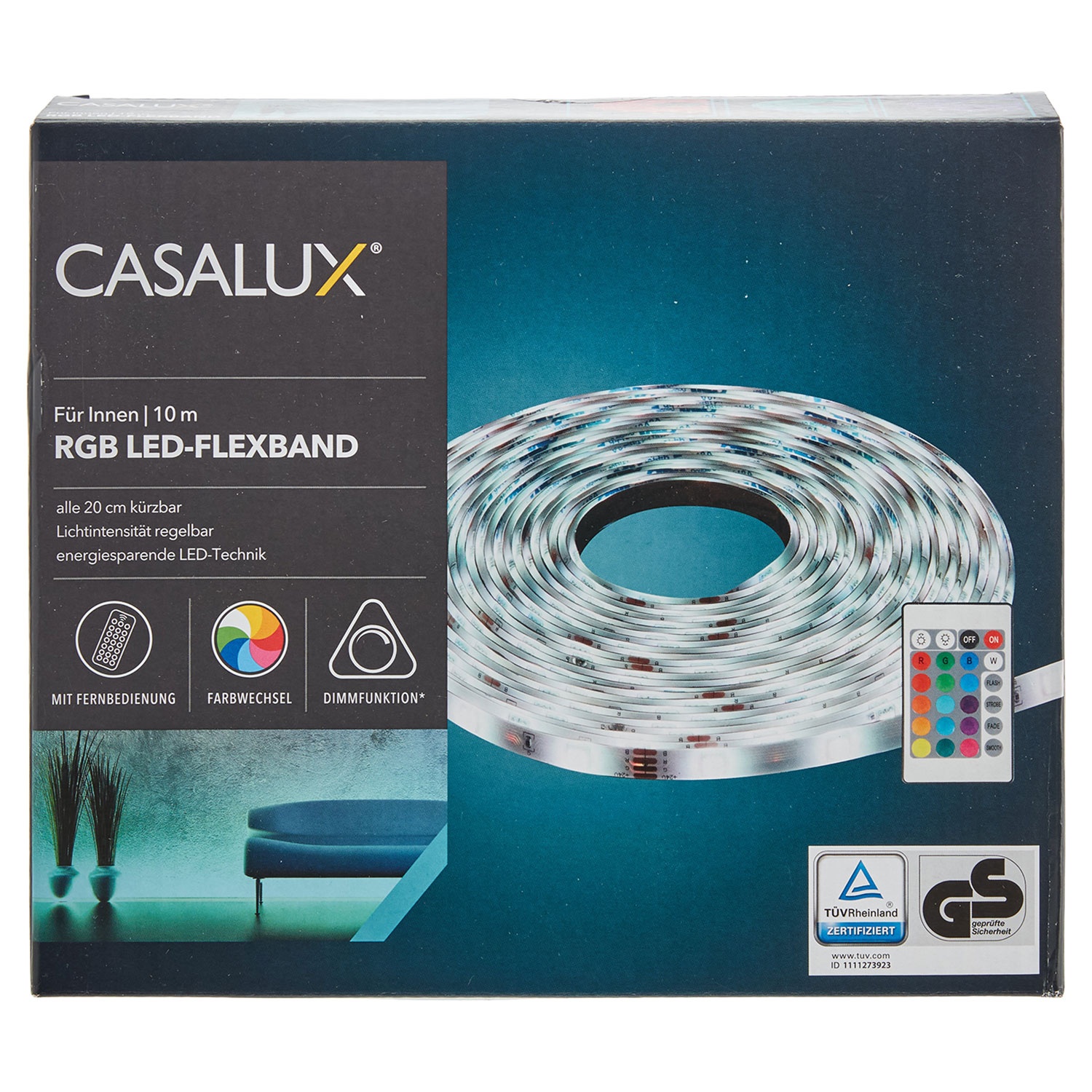 CASALUX RGB-LED-Streifen, 10 m | ALDI SÜD