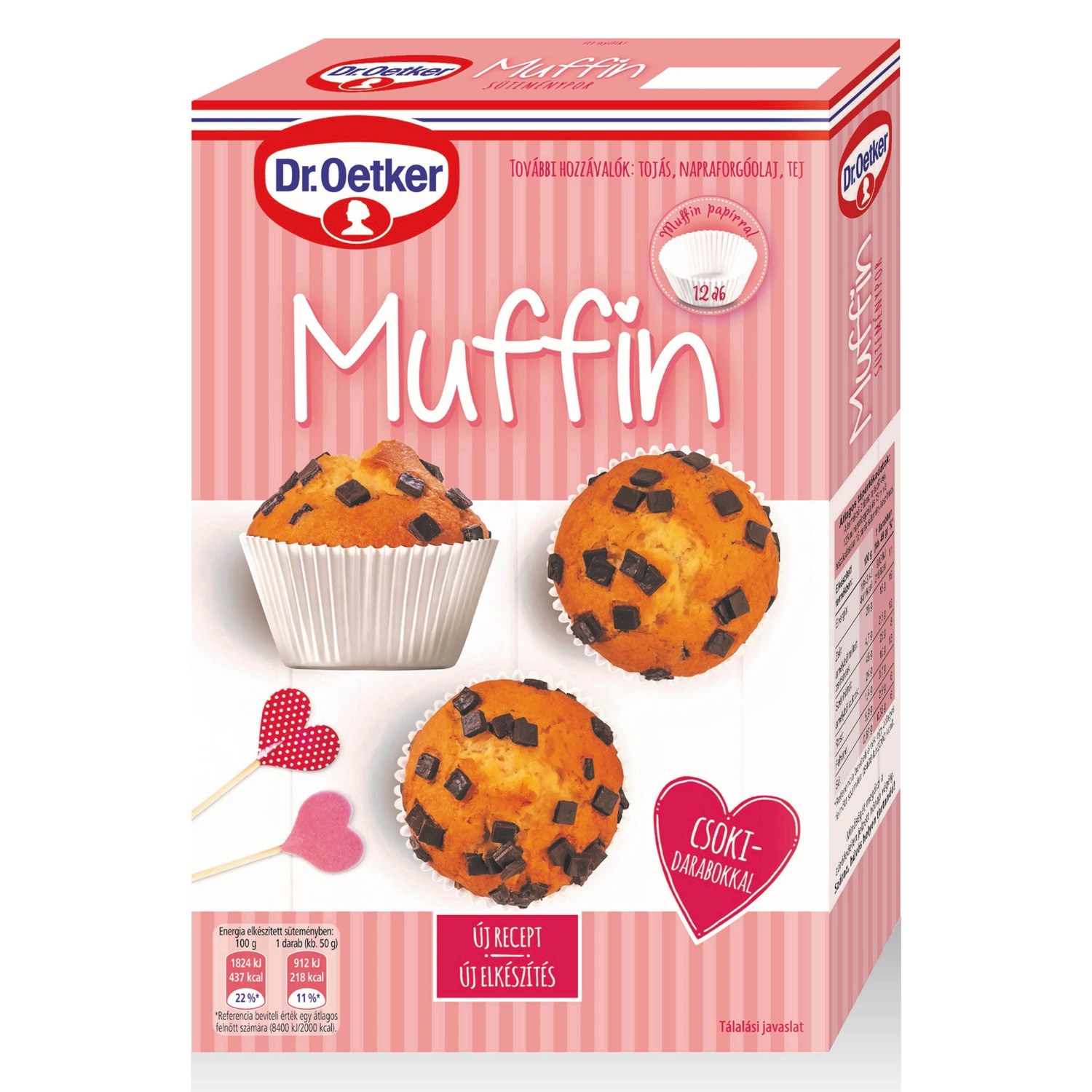DR. OETKER Muffin alappor, 380 g ALDI
