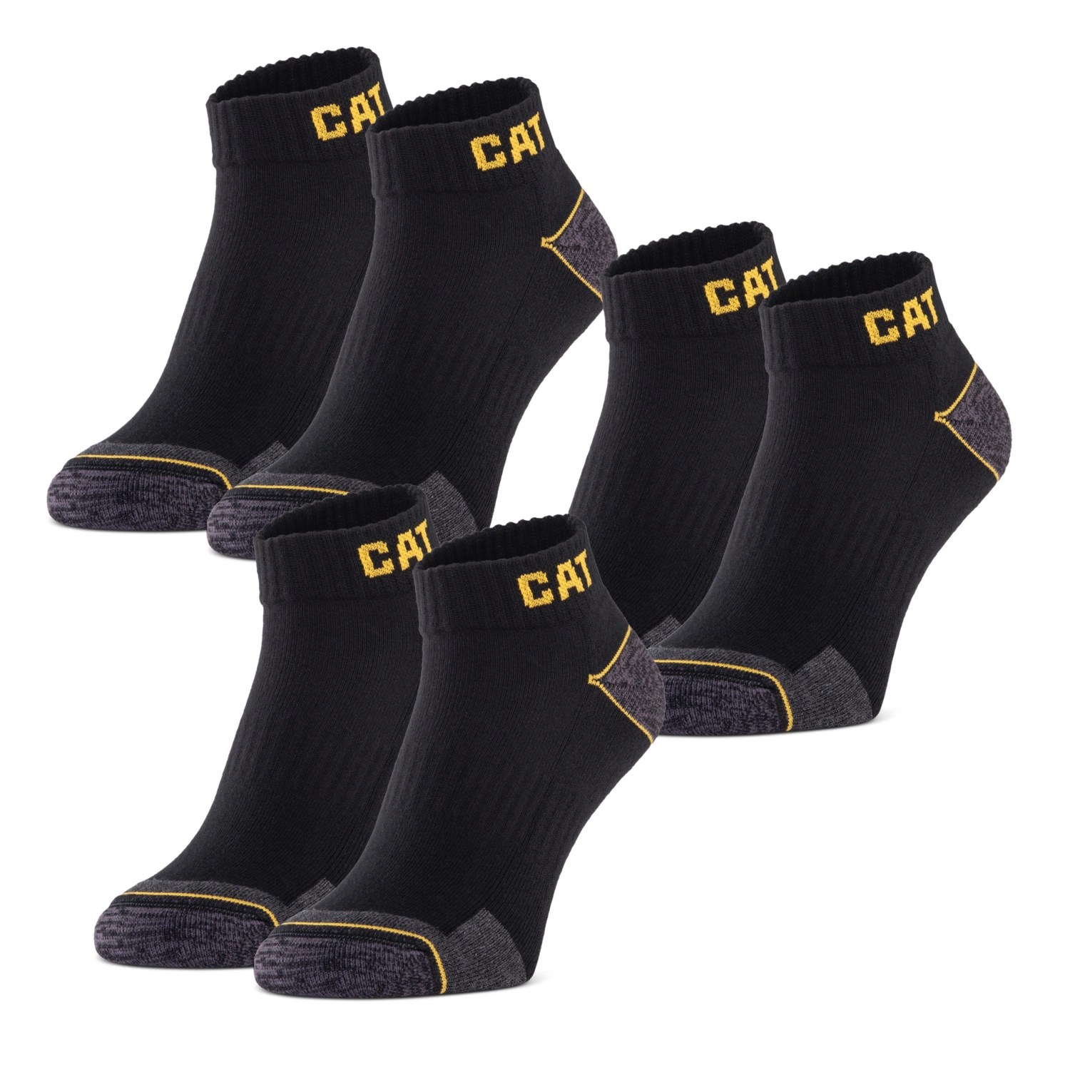 CAT Damen/HerrenSneaker Arbeitssocken, Gr. 4346, Schwarz HOFER