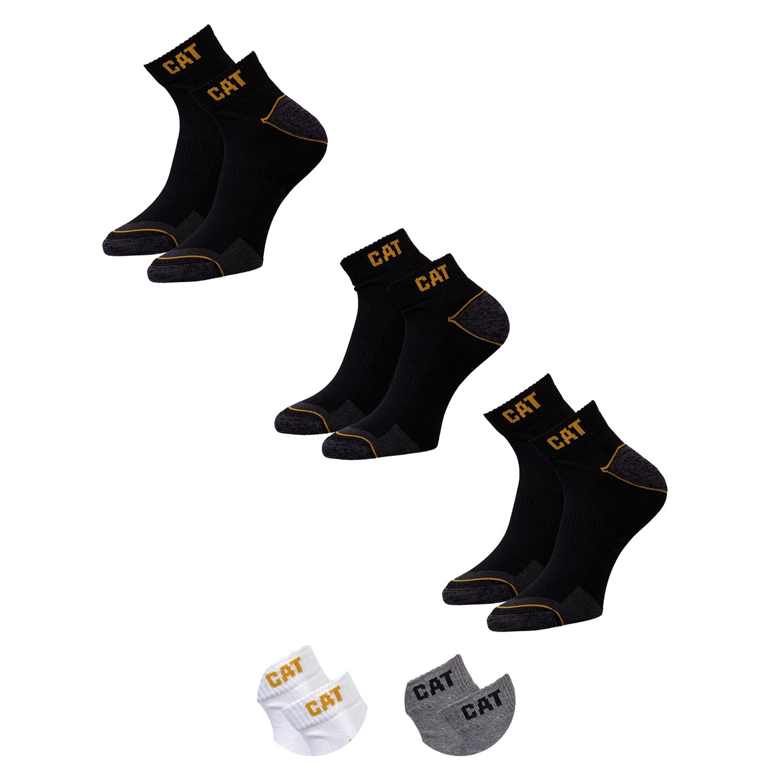 CAT® Damen oder Herren SneakerArbeitssocken, 3 Paar ALDI SÜD