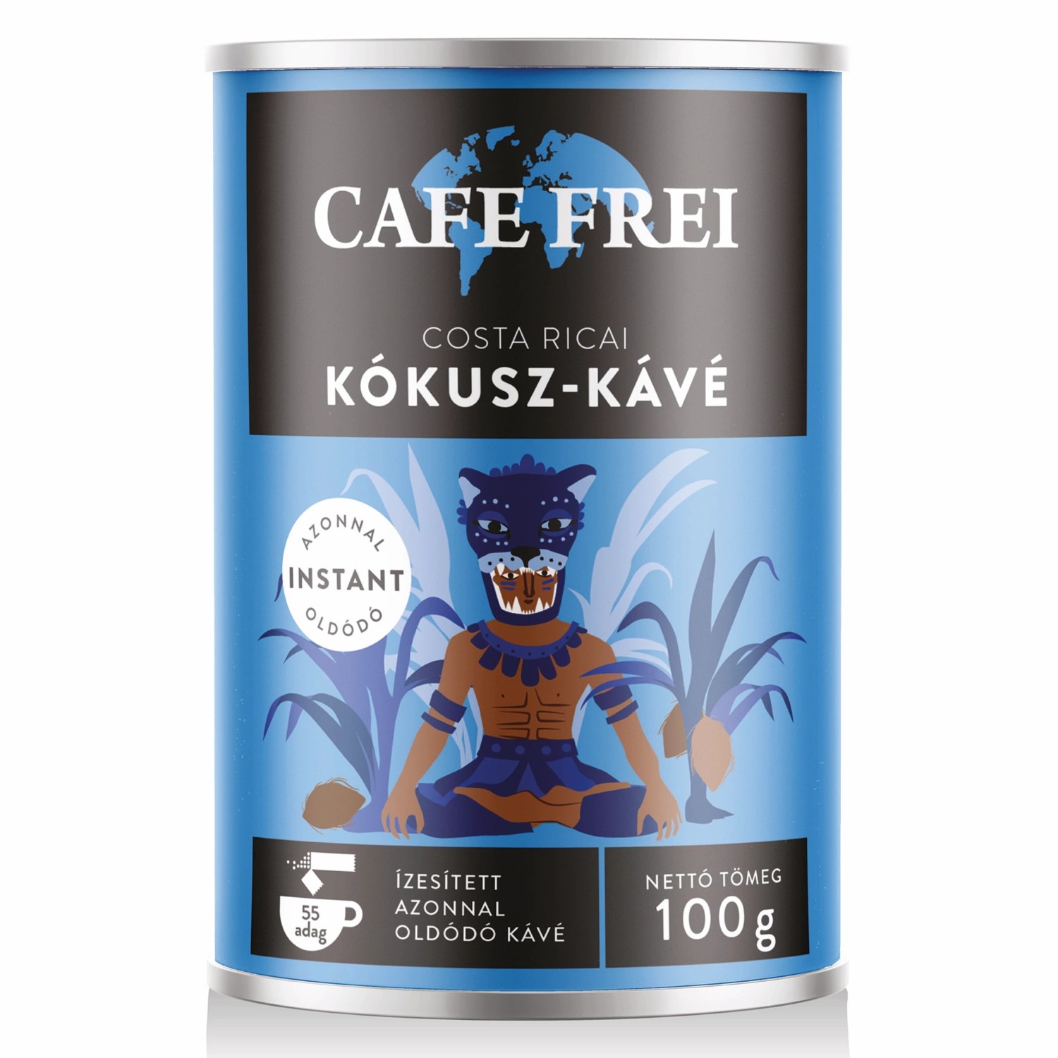 CAFE FREI Instant kávé, Costa Ricai kókuszkávé, 100 g ALDI