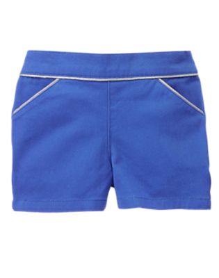 Toddler Girls White Bubble Shorts by Gymboree