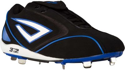 3N2 Men's Pyro Low Metal Baseball Cleats Shoes Black Clearance 23.95