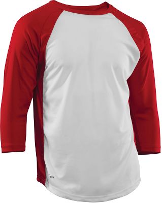 Rawlings Adult Cool Flo 3/4 Sleeve Baseball Jersey
