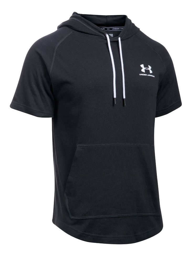 Mens Under Armour Sportstyle Short Sleeve Hoodie Short Sleeve Technical