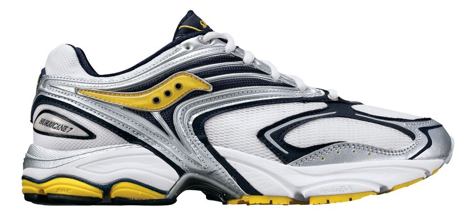 Mens Saucony 3D Grid Hurricane 7 Running Shoe at Road Runner Sports