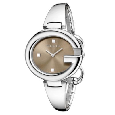 Gucci Guccisima ladies' large stainless steel bracelet watch Ernest Jones