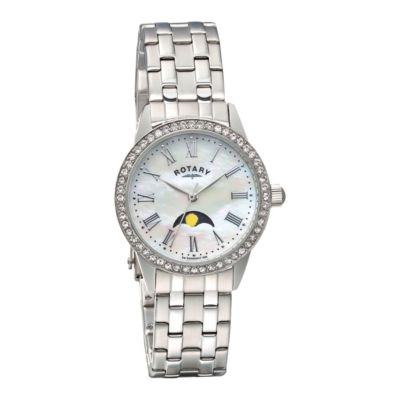 Rotary ladies' stainless steel bracelet watch H.Samuel