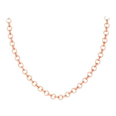 Lucet Mundi 24" rose goldplated chain Ernest Jones