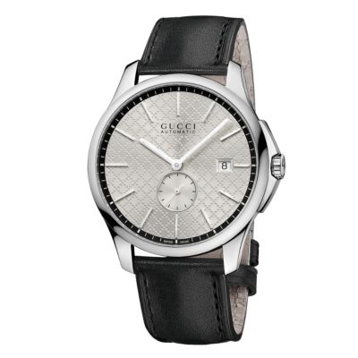 Gucci GTimeless men's stainless steel black strap watch Ernest Jones