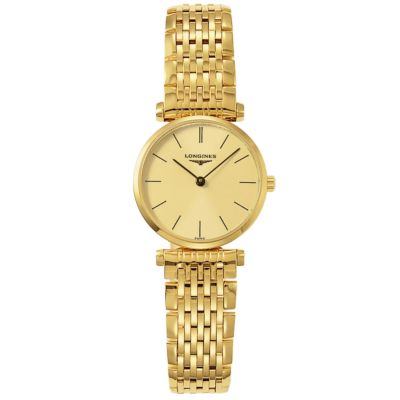 Longines La Grande Classique ladies' goldplated watch Ernest Jones