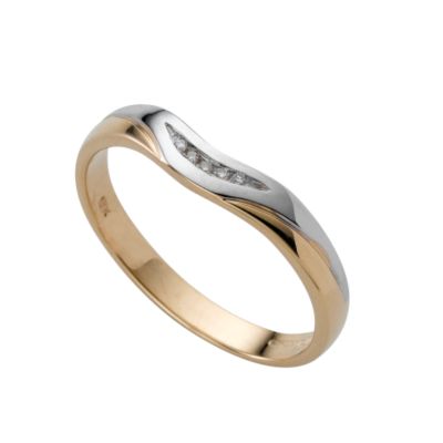 18ct gold diamond wedding ring Ernest Jones