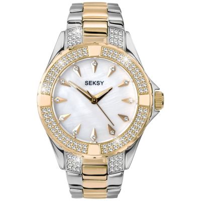 Sekonda Seksy Ladies' Two Colour Bracelet Watch H.Samuel