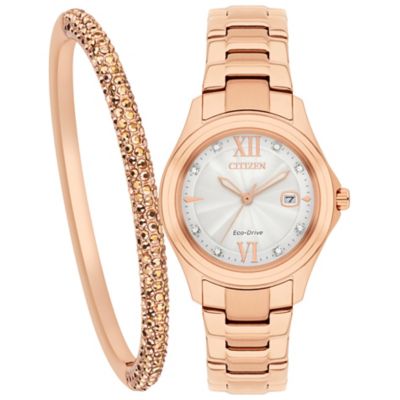 Citizen Ladies' Gold Plated Bracelet Watch H.Samuel