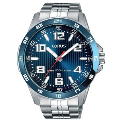 Lorus Men's Water Resistant Sports Bracelet Watch H.Samuel