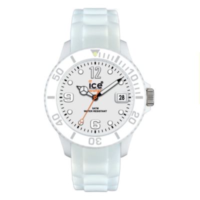 IceWatch Ladies' Bright White Silicon Strap Watch H. Samuel the Jeweller