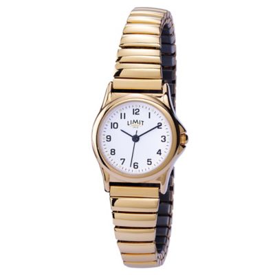 Limit Ladies' Gold Expanding Strap Watch H.Samuel