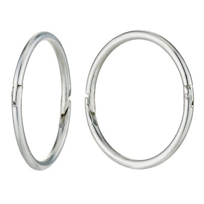 Children's Sterling Silver Sleeper Earrings H.Samuel