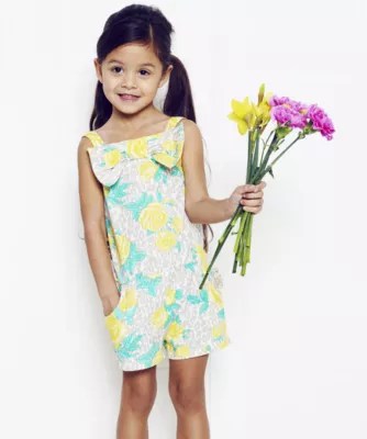 Baby K Young Girls Floral Jersey Playsuit eBay