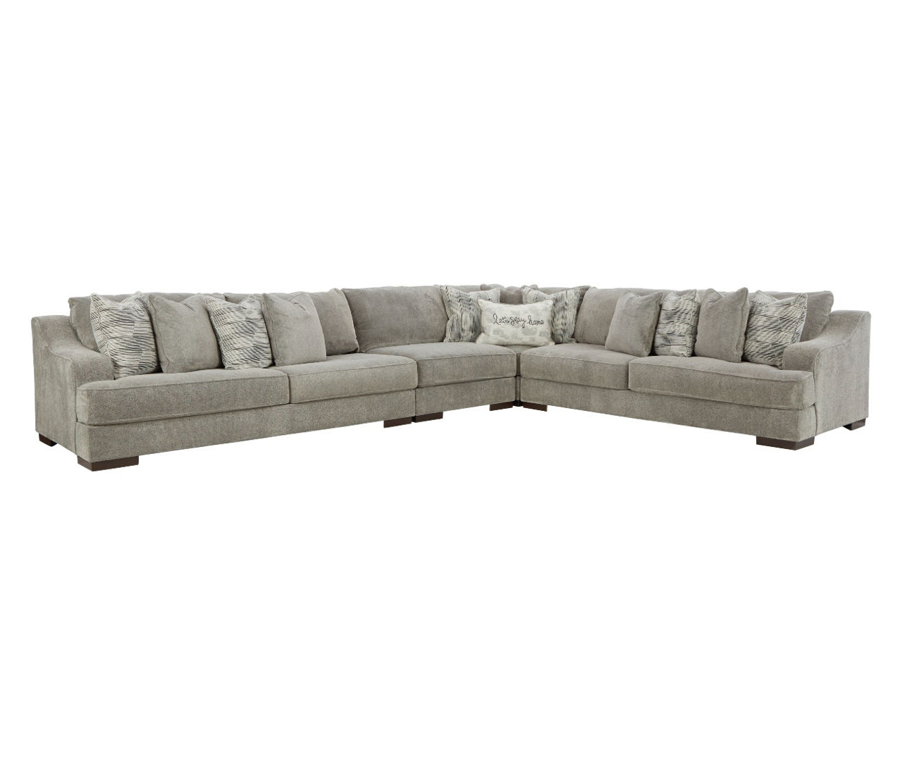 Signature Design By Ashley Bayless Smoke 4Piece Sectional Big Lots