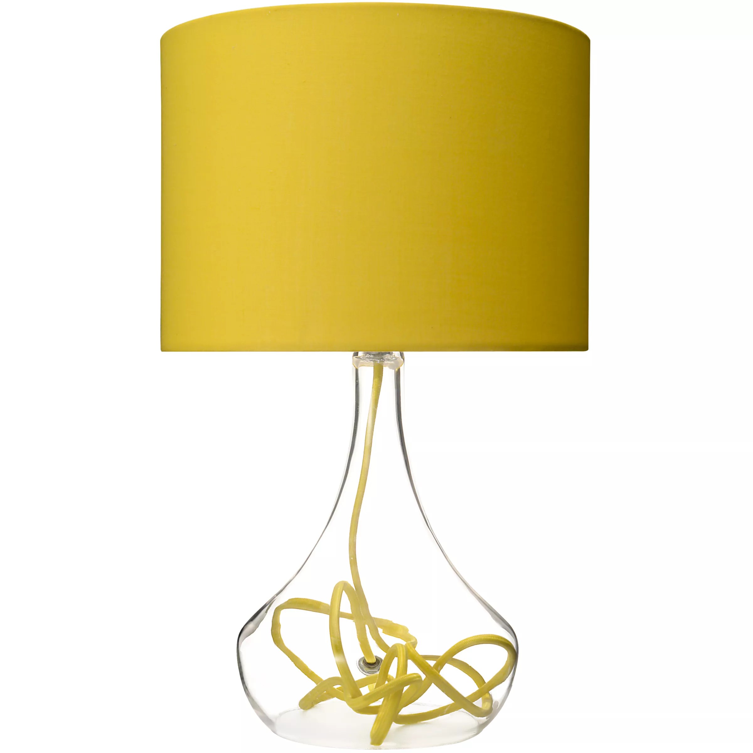 John Lewis Jolie Table Lamp, Yellow review, compare prices, buy online