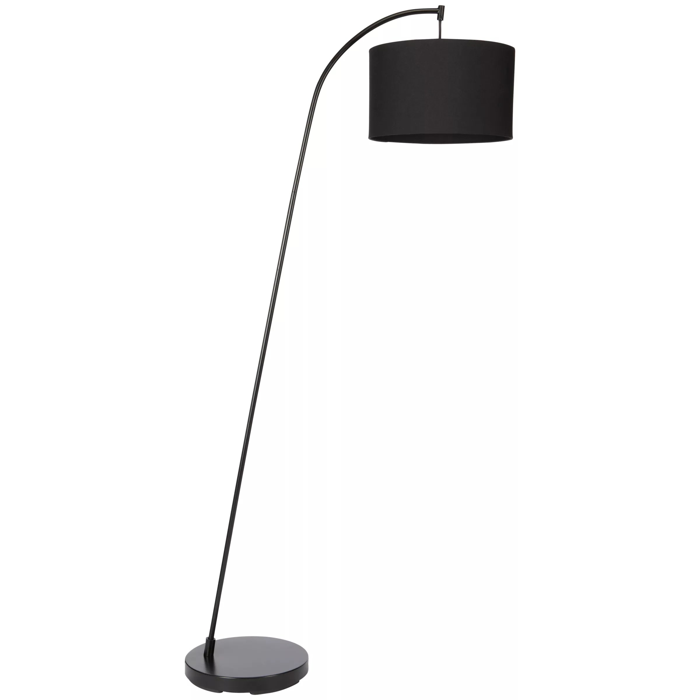 black floor lamp