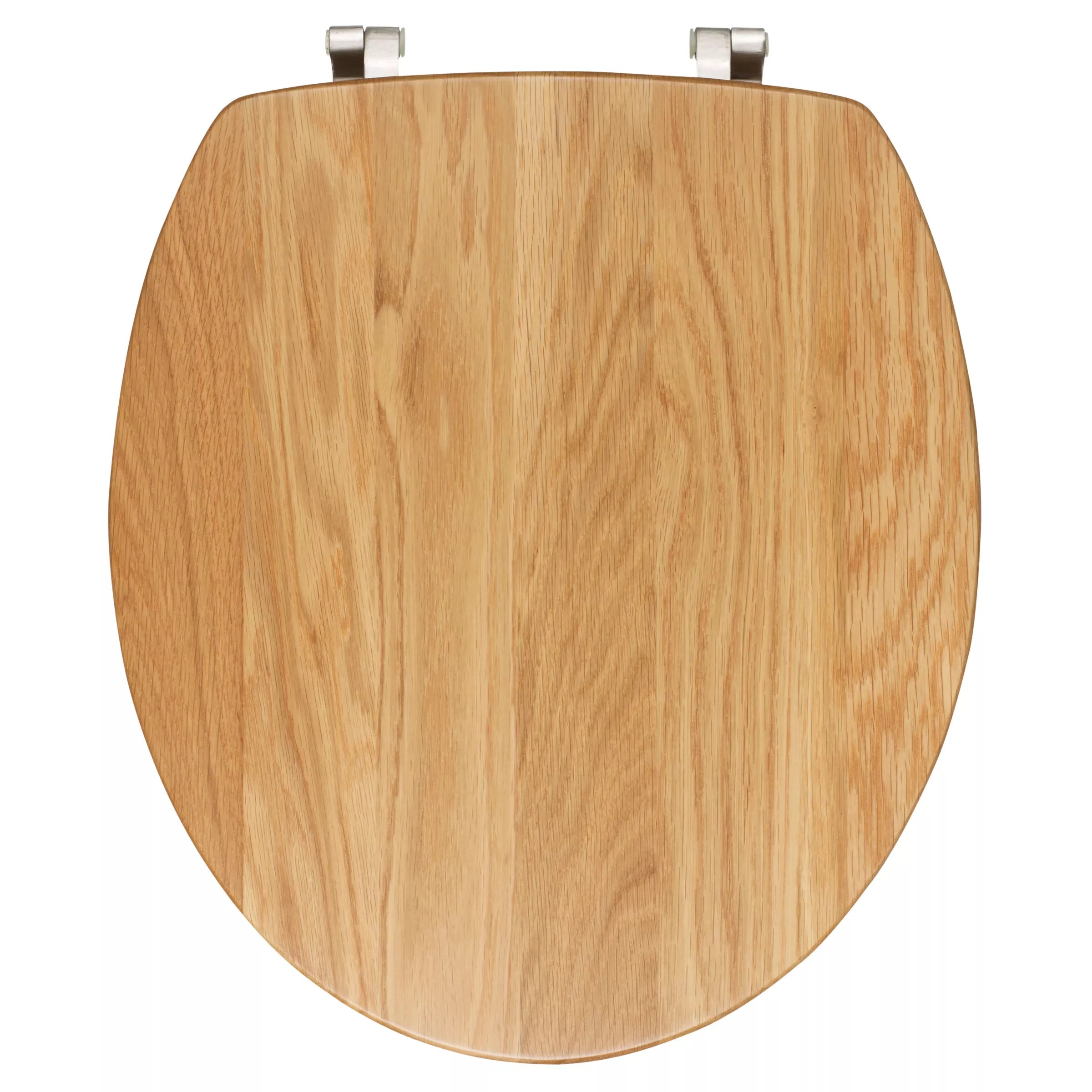 oak toilet seat