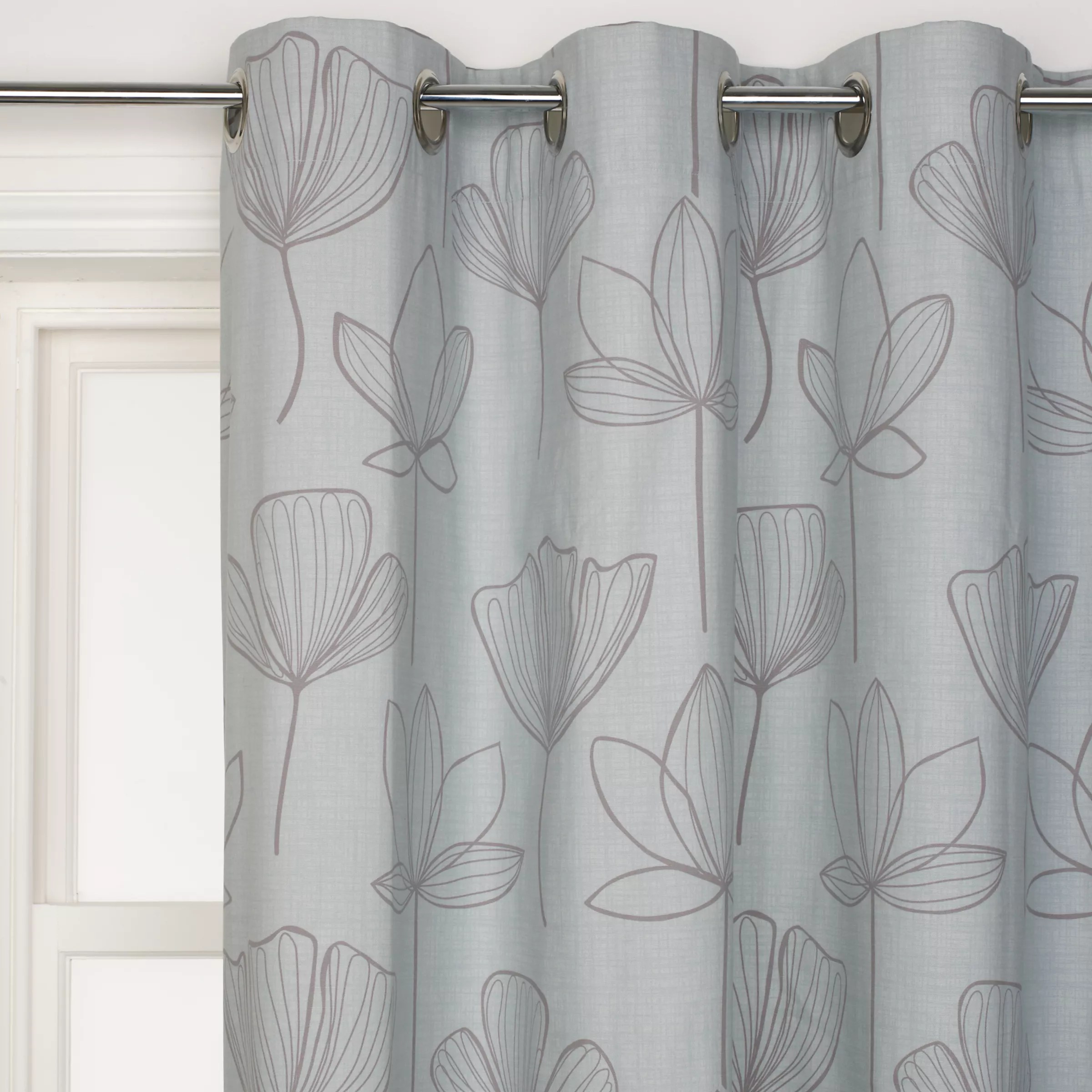 John Lewis Gingko Lined Eyelet Curtains, Mineral review, compare prices, buy online