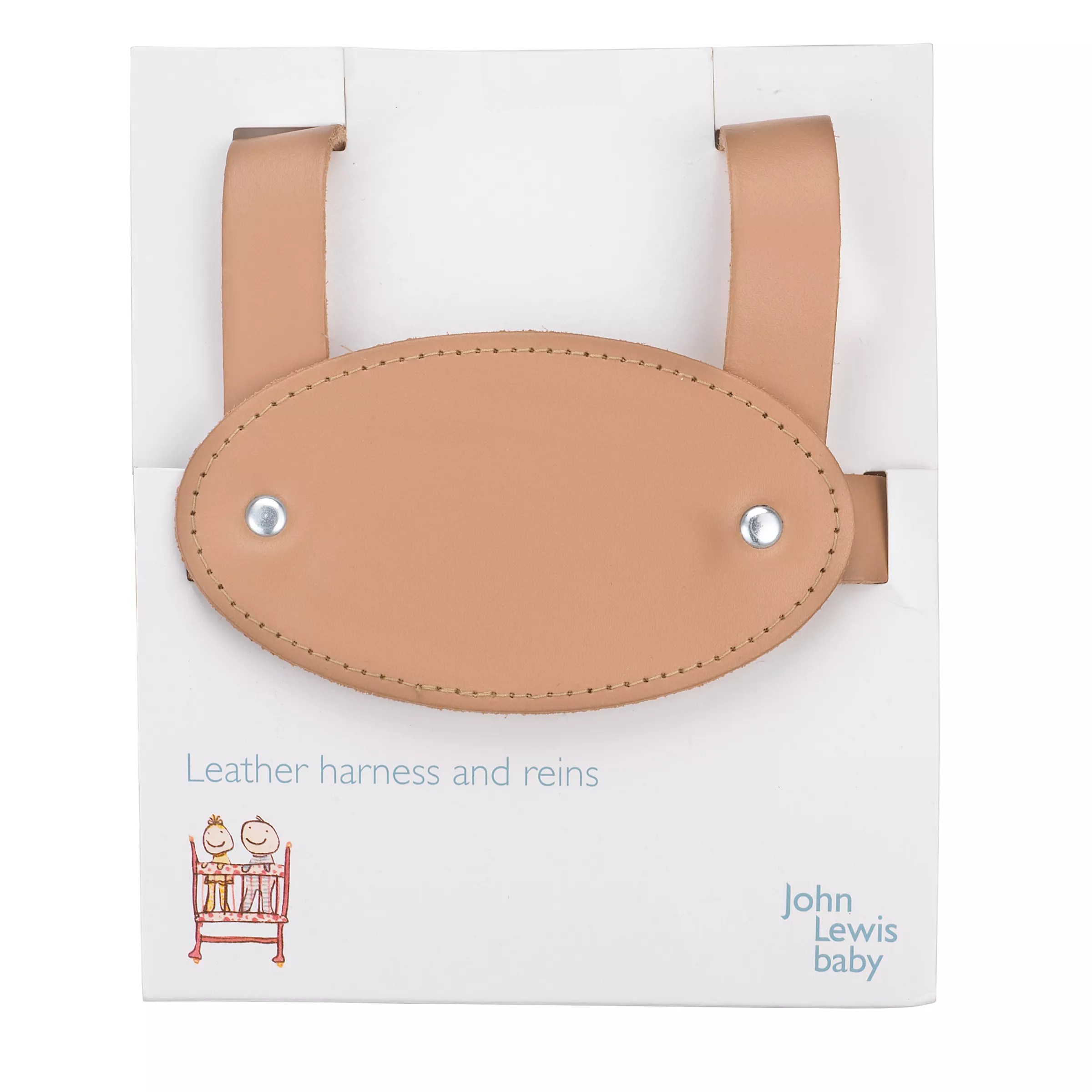 John Lewis Baby Leather Harness and Reins, Tan review, compare prices