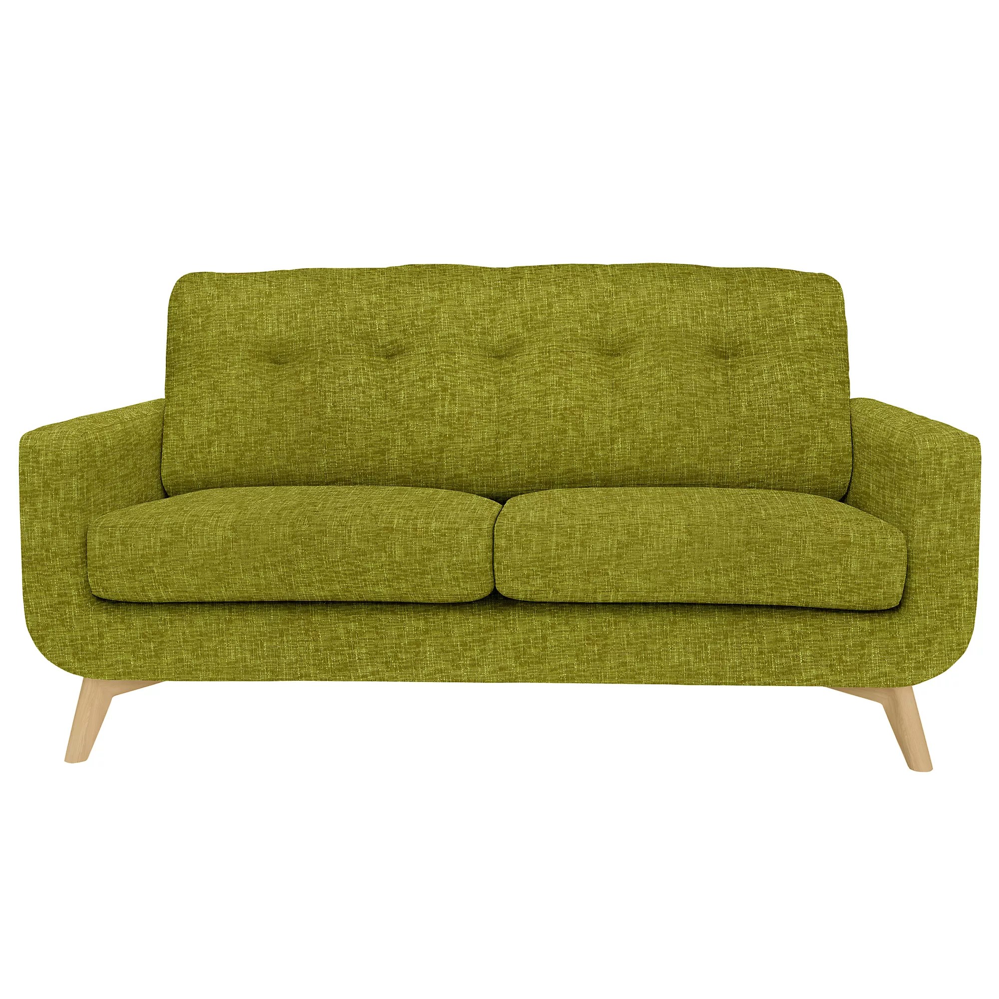 John Lewis Barbican Medium Sofa, Cossette Green review, compare prices, buy online