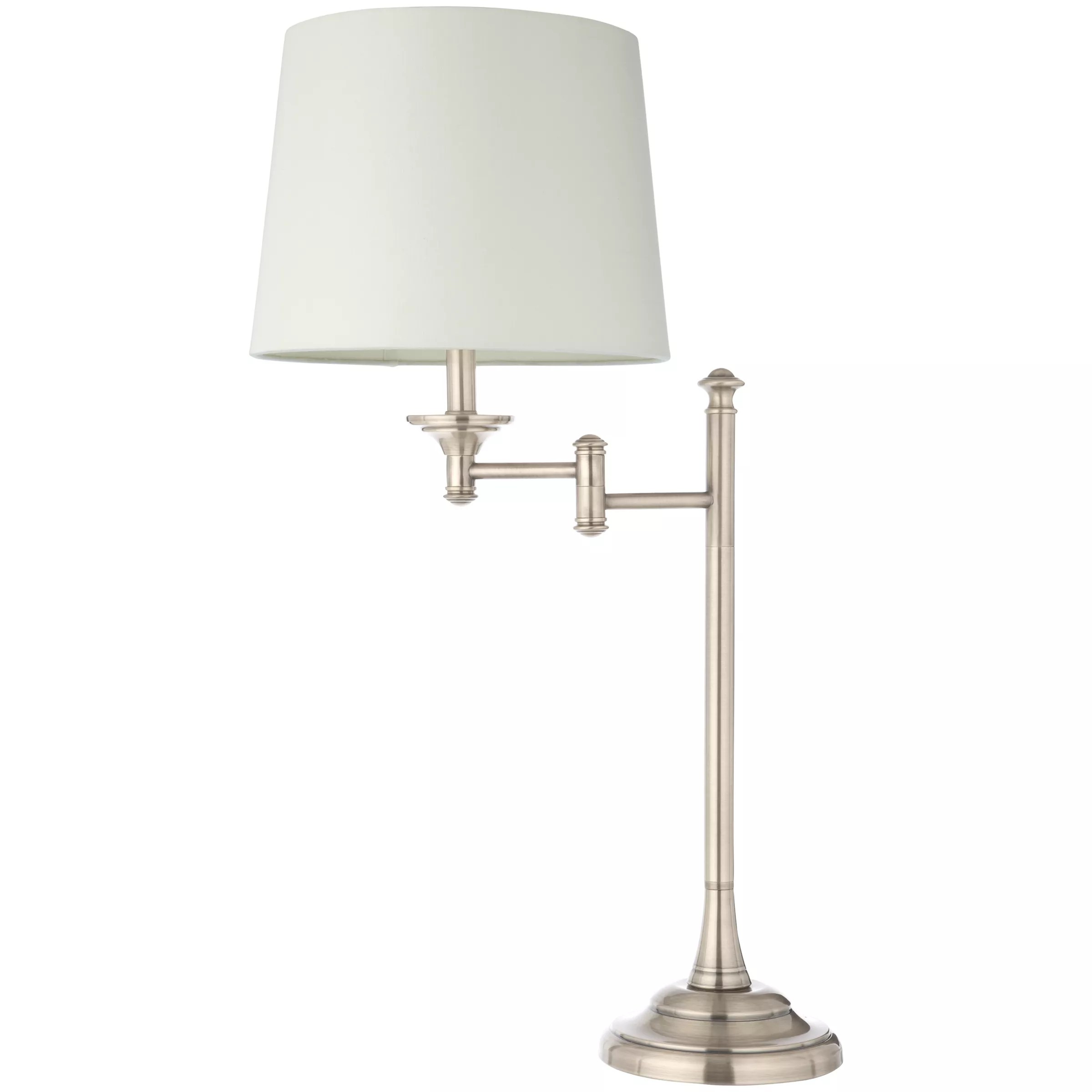 John Lewis Dominic Table Lamp, Nickel review, compare prices, buy online